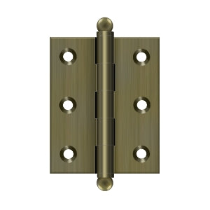 Deltana - Solid Brass Hinges - 2-1/2" x 2" Cabinet Hinge (Pairs)