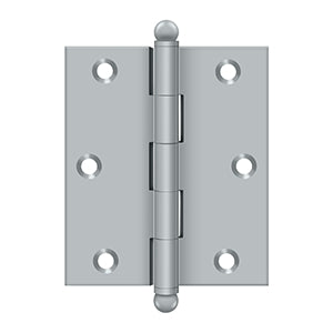 Deltana - Solid Brass Hinges - 3" x 2-1/2" Cabinet Hinge (Pairs)