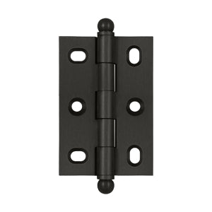 Deltana - Solid Brass Hinges - 2-1/2" x 1-3/4" Adjustable Cabinet Hinge (Pairs)