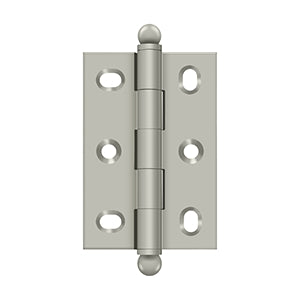 Deltana - Solid Brass Hinges - 2-1/2" x 1-3/4" Adjustable Cabinet Hinge (Pairs)