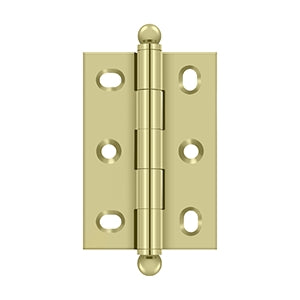 Deltana - Solid Brass Hinges - 2-1/2" x 1-3/4" Adjustable Cabinet Hinge (Pairs)
