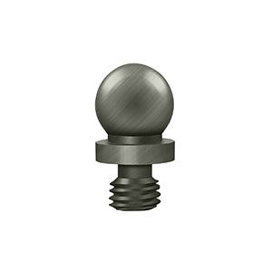 Deltana - Solid Brass Cabinet Finials - Ball Tip (Each)