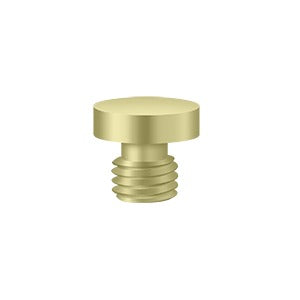 Deltana - Solid Brass Cabinet Finials - Button Tip (Each)