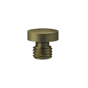 Deltana - Solid Brass Cabinet Finials - Button Tip (Each)