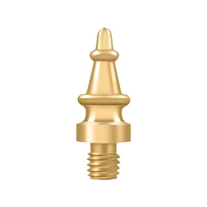 Deltana - Solid Brass Cabinet Finials - Steeple Tip (Each)