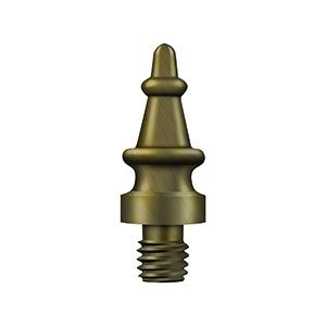 Deltana - Solid Brass Cabinet Finials - Steeple Tip (Each)