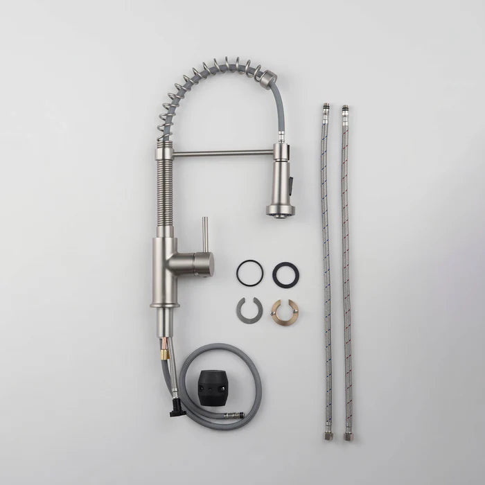 Casa Fixtures - Kitchen Faucet - Genova Commercial Style Single Handle Pull Down Kitchen Sink Faucet (CKF-2003)