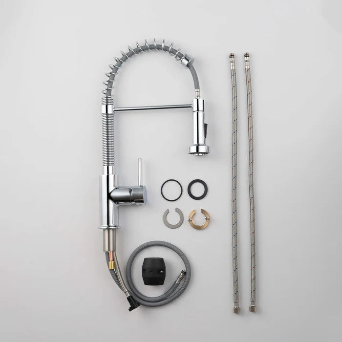 Casa Fixtures - Kitchen Faucet - Genova Commercial Style Single Handle Pull Down Kitchen Sink Faucet (CKF-2003)