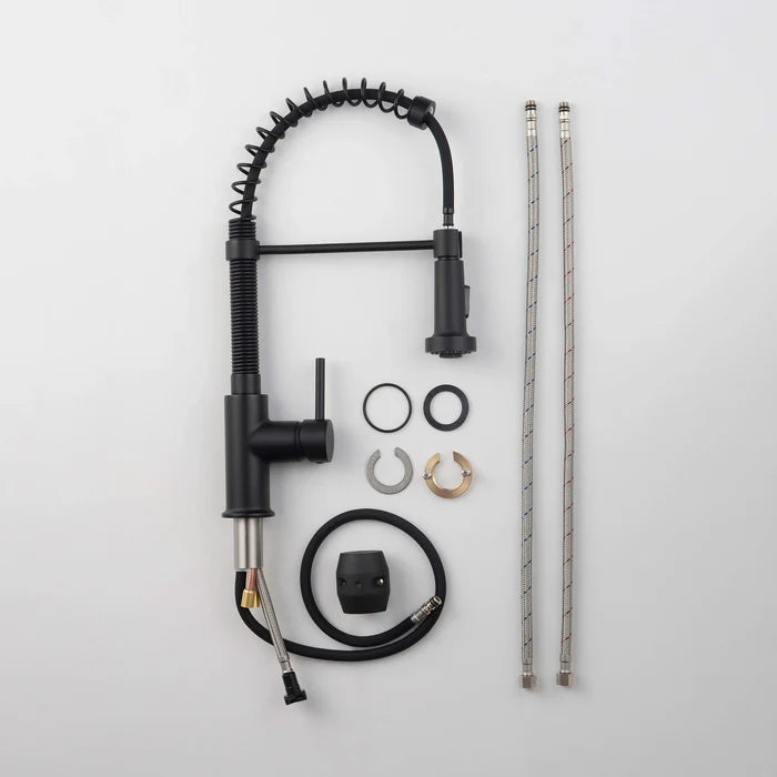 Casa Fixtures - Kitchen Faucet - Genova Commercial Style Single Handle Pull Down Kitchen Sink Faucet (CKF-2003)