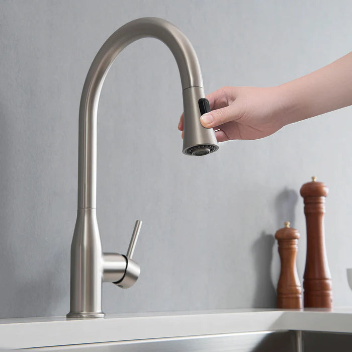 Casa Fixtures - Kitchen Faucet - Mesa Single Handle Pull Down Kitchen Sink Faucet (CKF-2005)