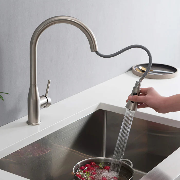 Casa Fixtures - Kitchen Faucet - Mesa Single Handle Pull Down Kitchen Sink Faucet (CKF-2005)