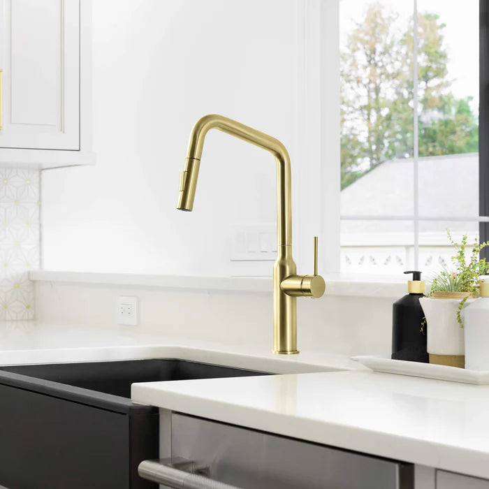 Casa Fixtures - Kitchen Faucet - Tampa Single Handle Pull Down Kitchen Sink Faucet (CKF-2007)