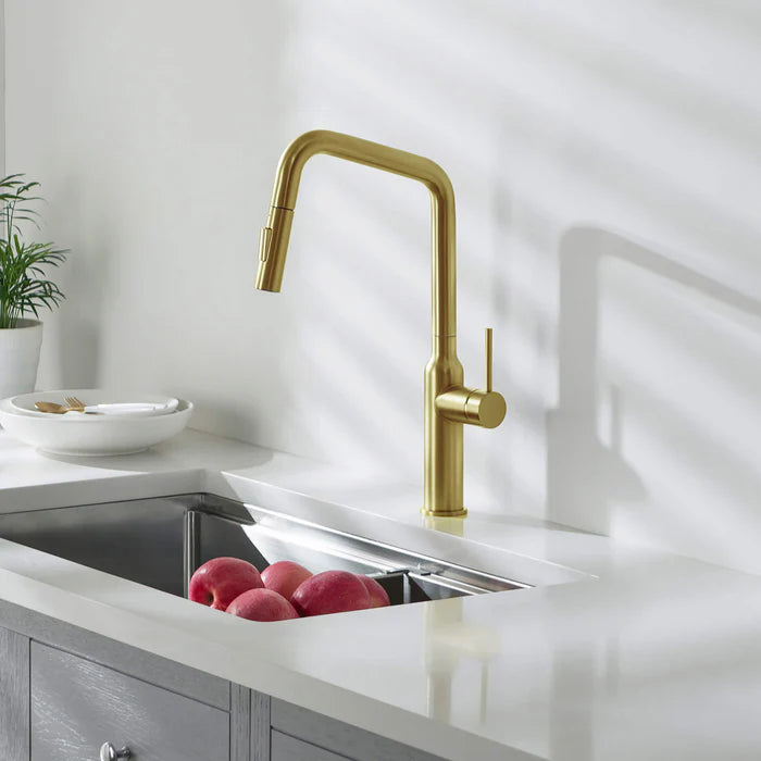 Casa Fixtures - Kitchen Faucet - Tampa Single Handle Pull Down Kitchen Sink Faucet (CKF-2007)