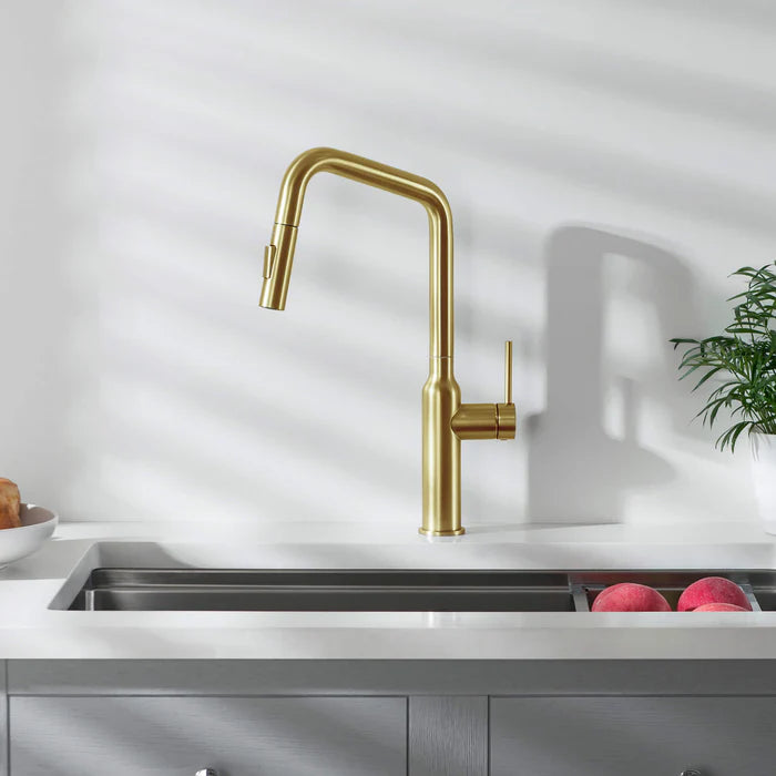 Casa Fixtures - Kitchen Faucet - Tampa Single Handle Pull Down Kitchen Sink Faucet (CKF-2007)