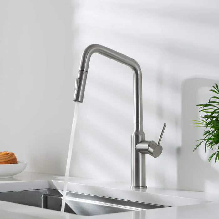 Casa Fixtures - Kitchen Faucet - Tampa Single Handle Pull Down Kitchen Sink Faucet (CKF-2007)