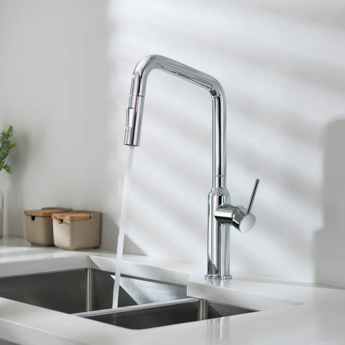 Casa Fixtures - Kitchen Faucet - Tampa Single Handle Pull Down Kitchen Sink Faucet (CKF-2007)