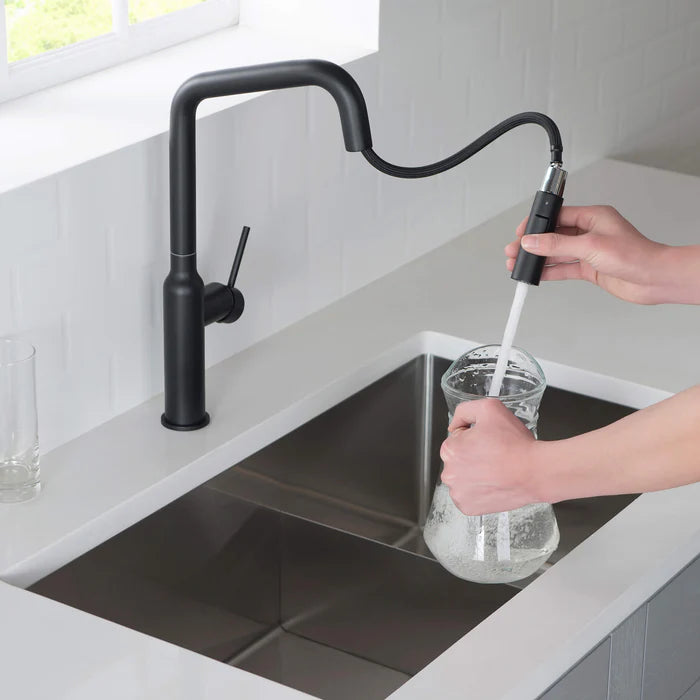 Casa Fixtures - Kitchen Faucet - Tampa Single Handle Pull Down Kitchen Sink Faucet (CKF-2007)