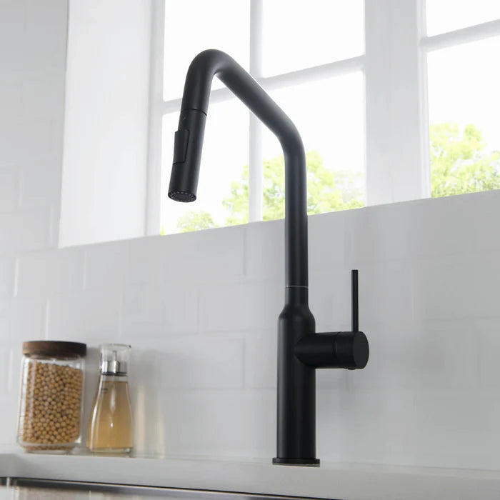 Casa Fixtures - Kitchen Faucet - Tampa Single Handle Pull Down Kitchen Sink Faucet (CKF-2007)