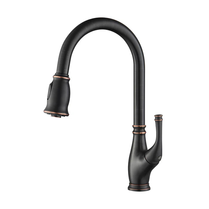 Casa Fixtures - Kitchen Faucet - Omaha Single Handle Pull Down Kitchen Sink Faucet (CKF-2009)