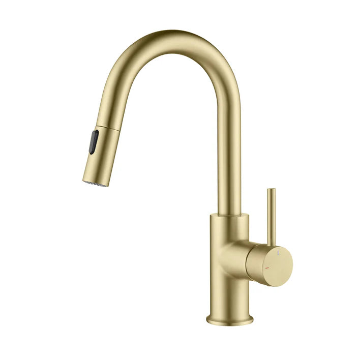 Casa Fixtures - Kitchen Faucet - Halo Single Handle Pull Down Kitchen & Bar Sink Faucet (CKF-2011)