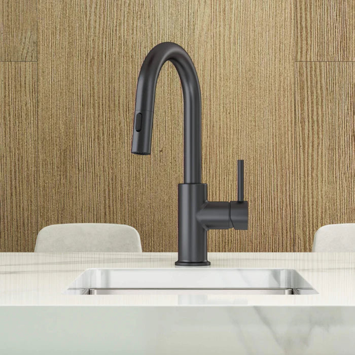 Casa Fixtures - Kitchen Faucet - Halo Single Handle Pull Down Kitchen & Bar Sink Faucet (CKF-2011)