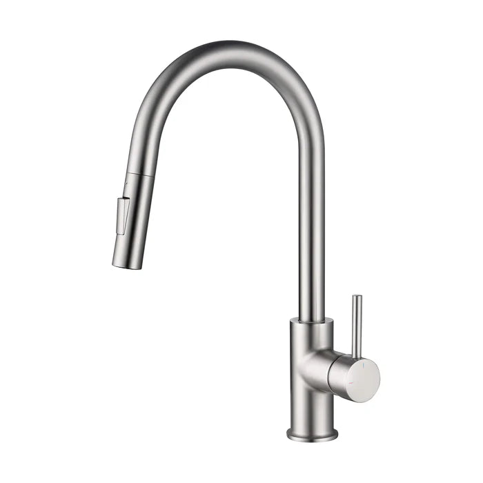 Casa Fixtures - Kitchen Faucet - Halo Single Handle Pull Down Kitchen Faucet (CKF-2013)