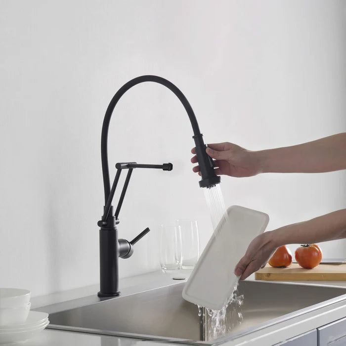 Casa Fixtures - Kitchen Faucet - Vista Single Handle Pull Down Kitchen Faucet (CKF-2014)