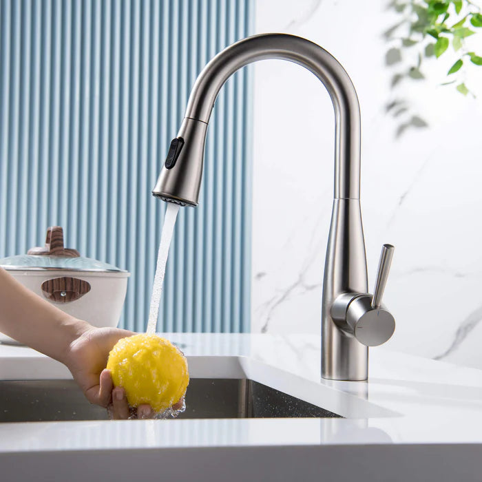 Casa Fixtures - Kitchen Faucet - Plano Single Handle Pull Down Kitchen & Bar Sink Faucet (CKF-2015)