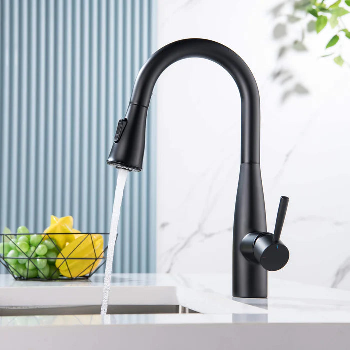 Casa Fixtures - Kitchen Faucet - Plano Single Handle Pull Down Kitchen & Bar Sink Faucet (CKF-2015)