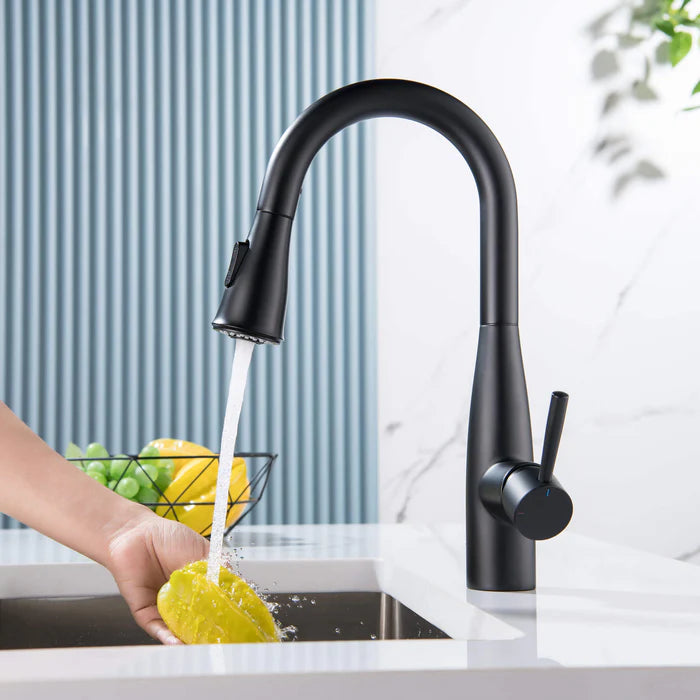 Casa Fixtures - Kitchen Faucet - Plano Single Handle Pull Down Kitchen & Bar Sink Faucet (CKF-2015)