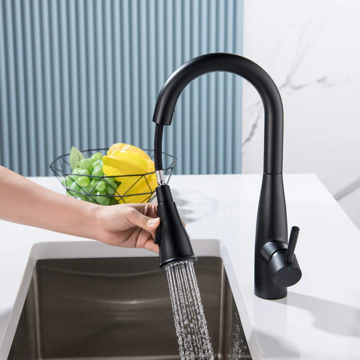 Casa Fixtures - Kitchen Faucet - Plano Single Handle Pull Down Kitchen & Bar Sink Faucet (CKF-2015)