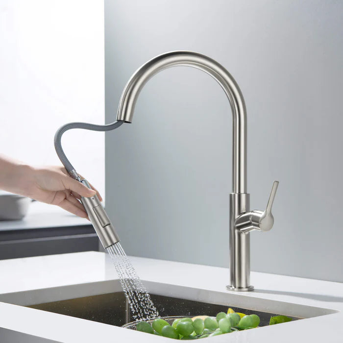 Casa Fixtures - Kitchen Faucet - Neo Single Handle Pull Down Kitchen Sink Faucet (CKF-2018)
