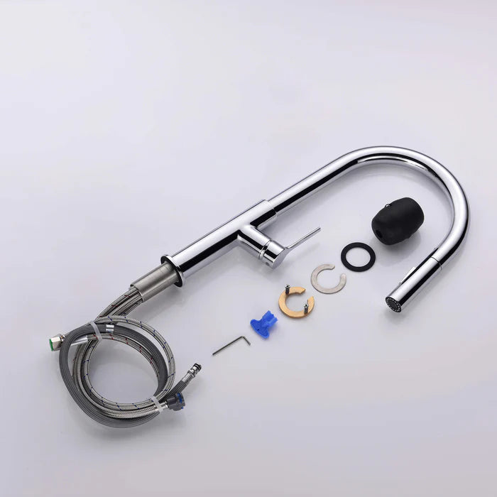 Casa Fixtures - Kitchen Faucet - Neo Single Handle Pull Down Kitchen Sink Faucet (CKF-2018)