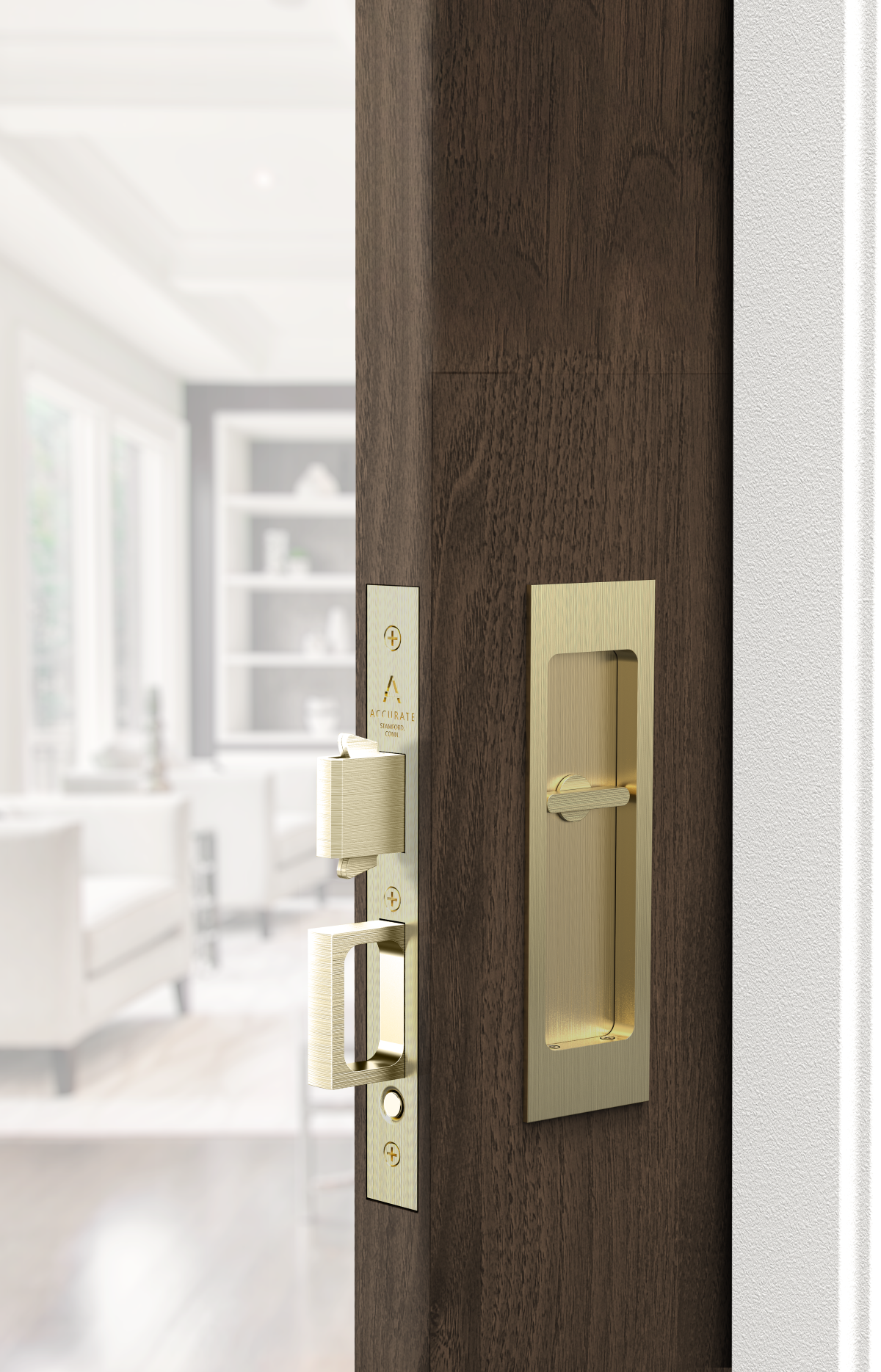 Accurate - Pocket Door Sets - Concealed Fastener (Double Cylinder)