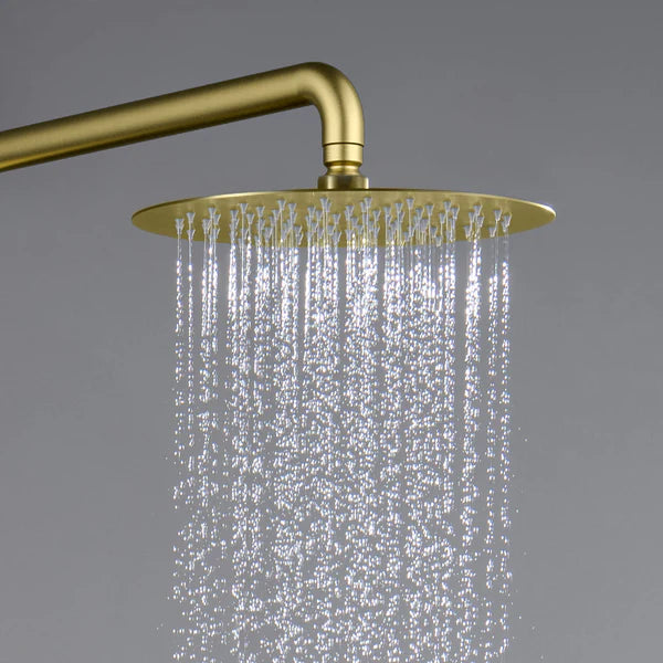 Casa Fixtures - Shower Faucets - Halo Pressure Balanced 2-Function Wall Mount Shower Column with Rough In Valve (CSC-4103)