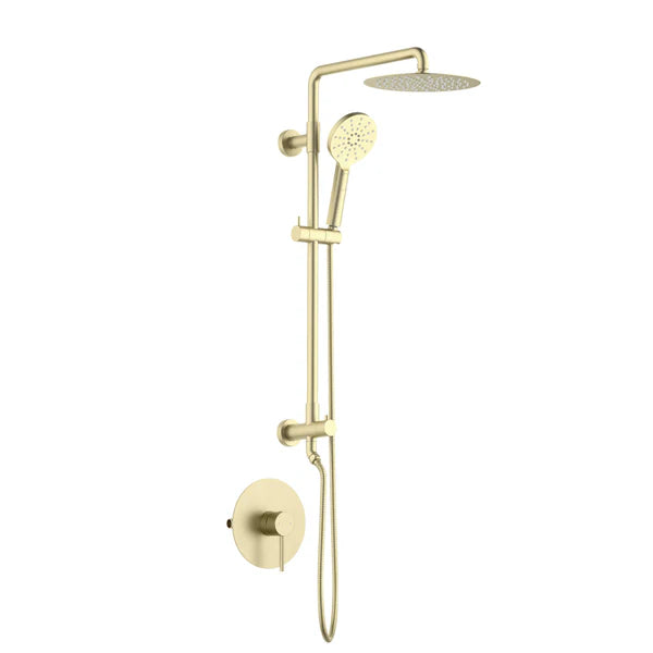 Casa Fixtures - Shower Faucets - Halo Pressure Balanced 2-Function Wall Mount Shower Column with Rough In Valve (CSC-4103)