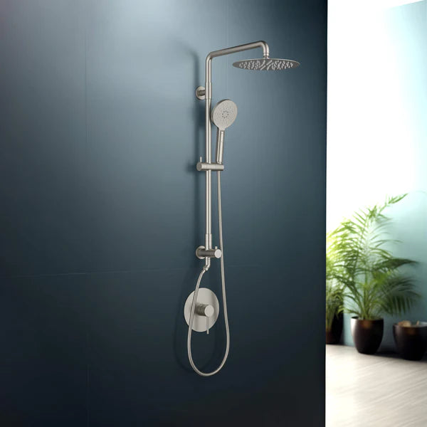 Casa Fixtures - Shower Faucets - Halo Pressure Balanced 2-Function Wall Mount Shower Column with Rough In Valve (CSC-4103)