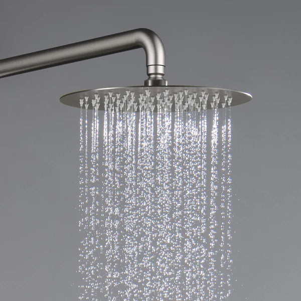 Casa Fixtures - Shower Faucets - Halo Pressure Balanced 2-Function Wall Mount Shower Column with Rough In Valve (CSC-4103)