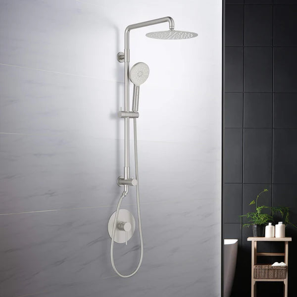 Casa Fixtures - Shower Faucets - Halo Pressure Balanced 2-Function Wall Mount Shower Column with Rough In Valve (CSC-4103)