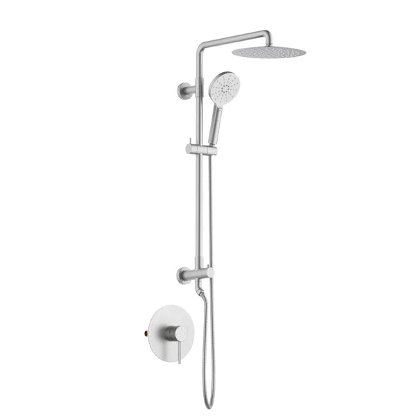 Casa Fixtures - Shower Faucets - Halo Pressure Balanced 2-Function Wall Mount Shower Column with Rough In Valve (CSC-4103)