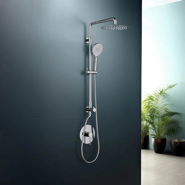 Casa Fixtures - Shower Faucets - Halo Pressure Balanced 2-Function Wall Mount Shower Column with Rough In Valve (CSC-4103)