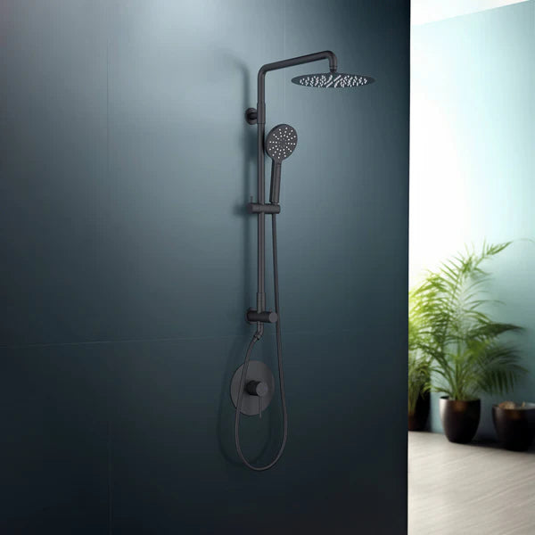 Casa Fixtures - Shower Faucets - Halo Pressure Balanced 2-Function Wall Mount Shower Column with Rough In Valve (CSC-4103)