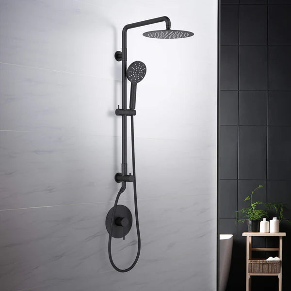Casa Fixtures - Shower Faucets - Halo Pressure Balanced 2-Function Wall Mount Shower Column with Rough In Valve (CSC-4103)