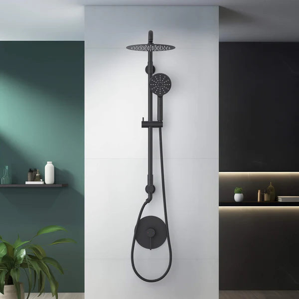 Casa Fixtures - Shower Faucets - Halo Pressure Balanced 2-Function Wall Mount Shower Column with Rough In Valve (CSC-4103)