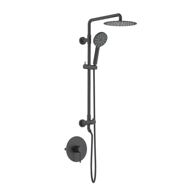Casa Fixtures - Shower Faucets - Halo Pressure Balanced 2-Function Wall Mount Shower Column with Rough In Valve (CSC-4103)