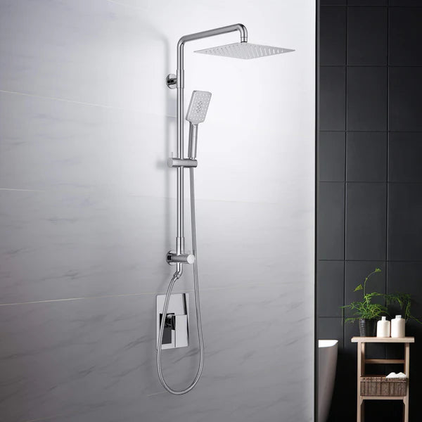 Casa Fixtures - Shower Faucets - Quadra Pressure Balanced 2-Function Wall Mount Shower Column with Rough In Valve (CSC-4104)