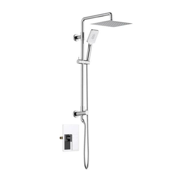 Casa Fixtures - Shower Faucets - Quadra Pressure Balanced 2-Function Wall Mount Shower Column with Rough In Valve (CSC-4104)