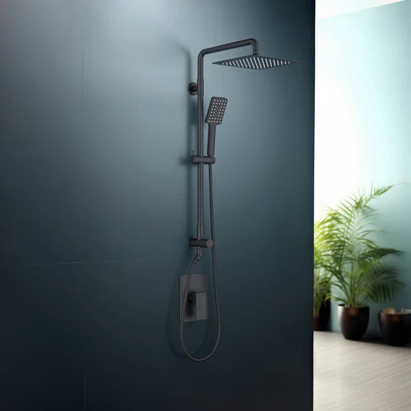 Casa Fixtures - Shower Faucets - Quadra Pressure Balanced 2-Function Wall Mount Shower Column with Rough In Valve (CSC-4104)