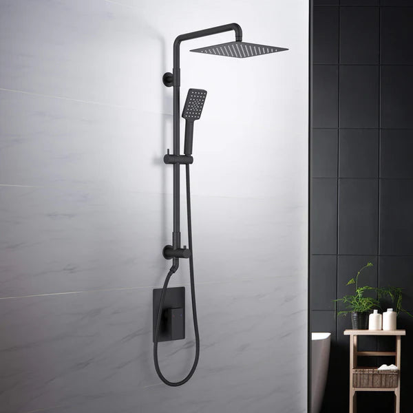 Casa Fixtures - Shower Faucets - Quadra Pressure Balanced 2-Function Wall Mount Shower Column with Rough In Valve (CSC-4104)