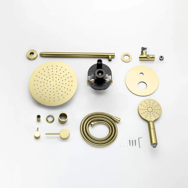 Casa Fixtures - Shower Faucets - Halo Pressure Balanced 2-Function Wall Mount Shower System with Rough-in Valve (CSF-4003)